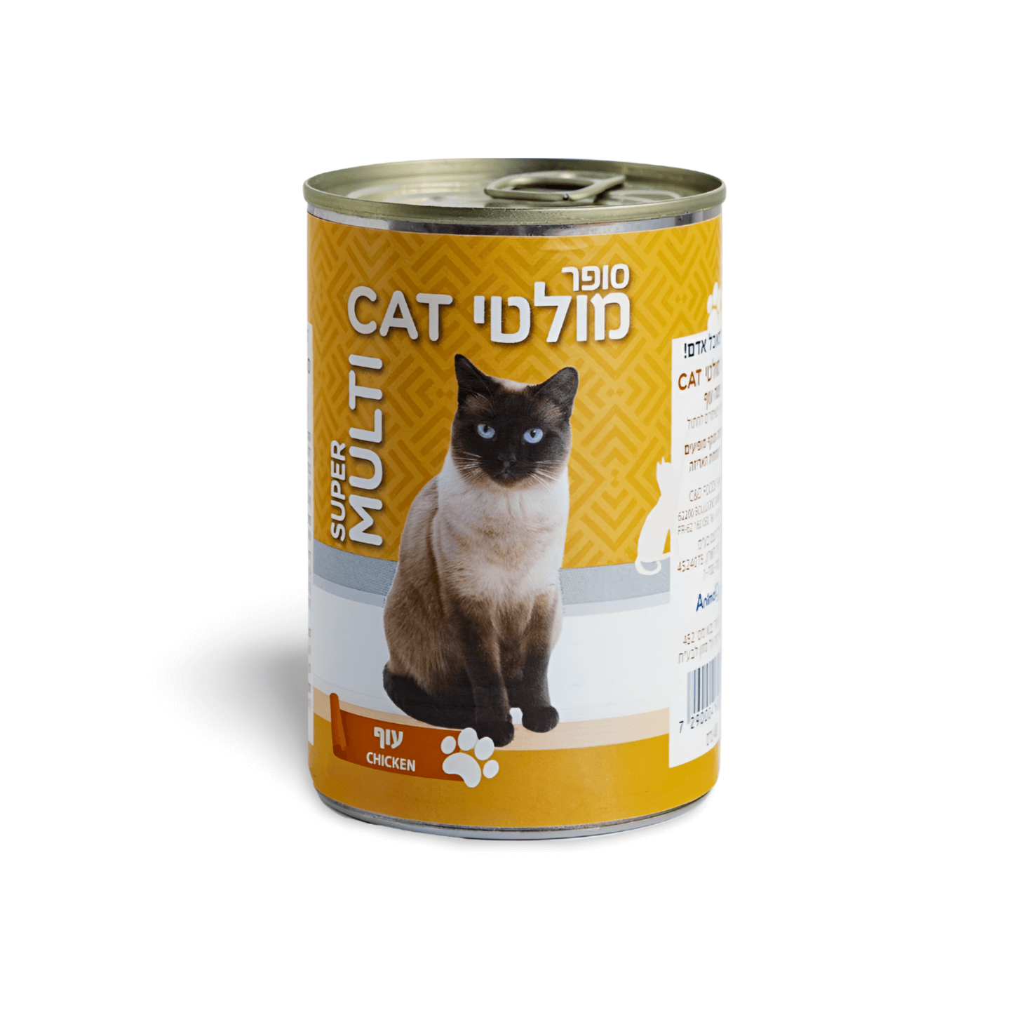 מולטי קט חתול בוגר עוף 400 גרם