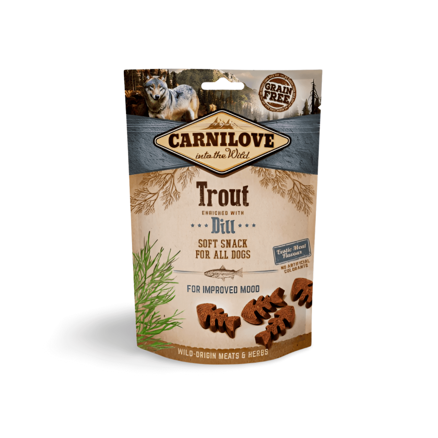 חטיף קרנילאב כלב דג טרוטה 200 גרם