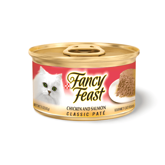 פנסי פיסט חתול בוגר פטה עוף וסלמון 85 גרם